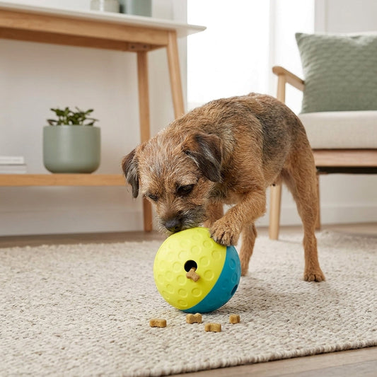 Treat Tumble Puzzle Ball β 4.8" Interactive Kibble & Treat Dispenser for Dogs